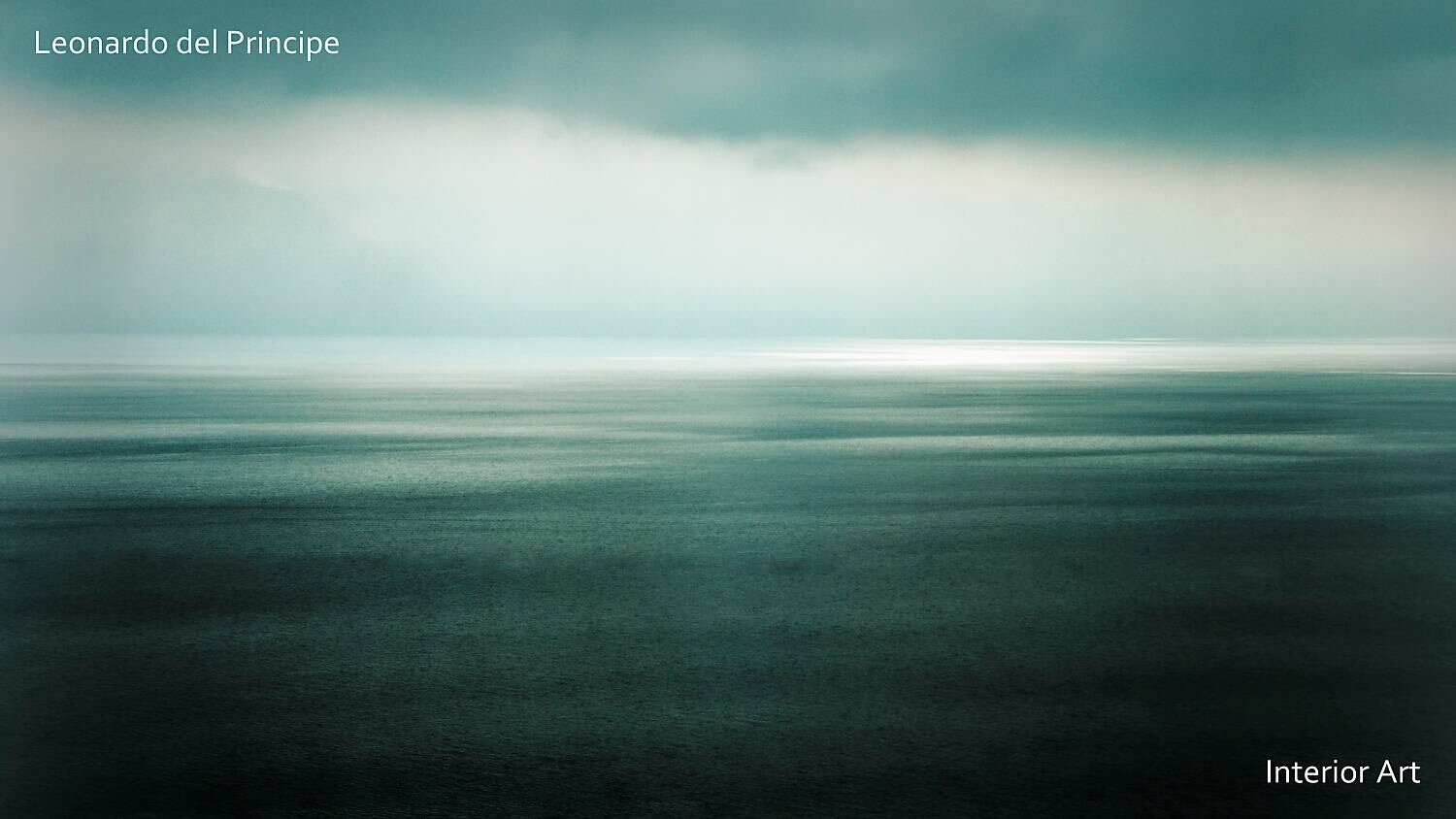 CHLV05 Calm Geneva Lake (Lac Léman) under an overcast sky; soft gradient blues evoke tranquility, with light gently reflecting on the ocean's surface. Minimalistic and...